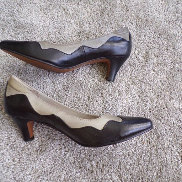 Spring step retro inspired leather heels 37 - Picture 5 of 10